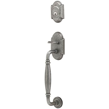 Emtek Satin Stainless Steel Handleset 460232NSATINSTEELLH 460232NSATINSTEELLH