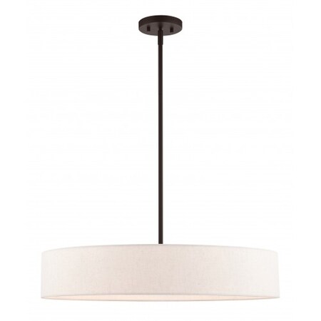 Livex Lighting Bronze with Antique Brass Accents Pendan 46035-07