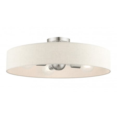 Livex Lighting Brushed NickelSemi Flush, 4 Light 46038-91