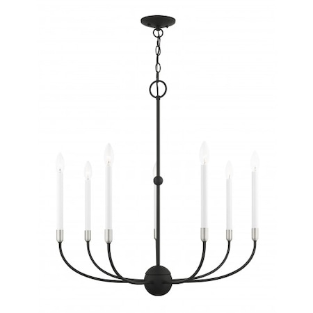 Livex Lighting Black with Brushed Nickel Accents Chande 46067-04