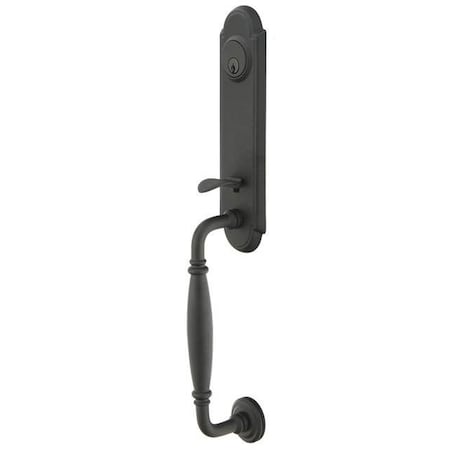 Emtek Flat Black Handleset 461131NFBLH 461131NFBLH