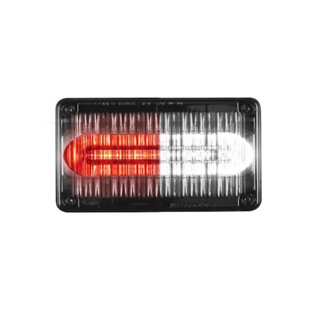 Code 3 LED Prizmii Steady Burn, Red/White, 4"X6" 4622CRW