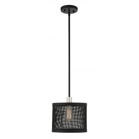 Livex Lighting Black with Brushed Nickel Accents Pendan 46212-04