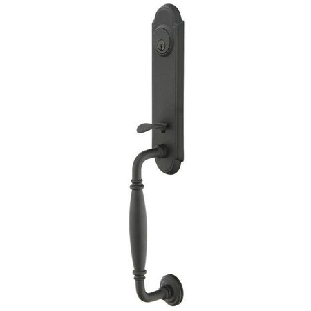 Emtek Flat Black Handleset 462131NFBRH 462131NFBRH
