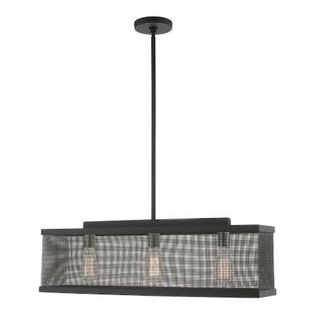 Livex Lighting Black with Brushed Nickel Accents Chande 46213-04