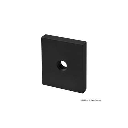 80/20 Black 5/16-18 Anti-Rotation Plate 4625-BLACK