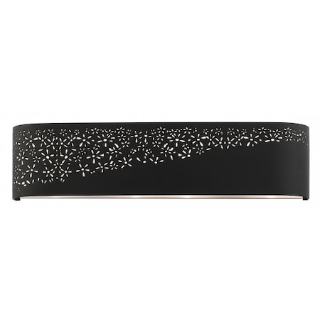 Livex Lighting Black ADA Vanity Sconce, 4 Light 46262-04