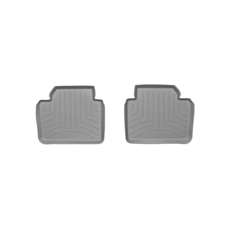 WeatherTech Custom Fit FloorLiners for BMW 330i, 340i, Active Hybrid 3, M3, 328i - 2nd Row (464102), Grey