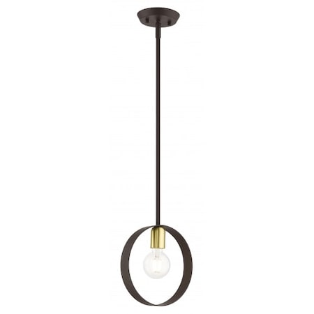 Livex Lighting Bronze Pendant, 1 Light 46411-07