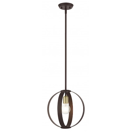 Livex Lighting Bronze Pendant, 1 Light 46413-07