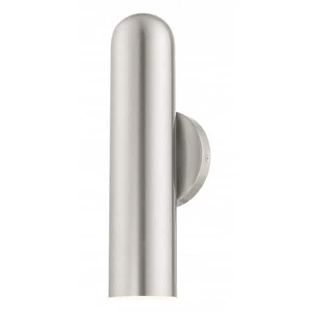 Livex Lighting Brushed Nickel ADA Single Sconce, 1 Light 46750-91