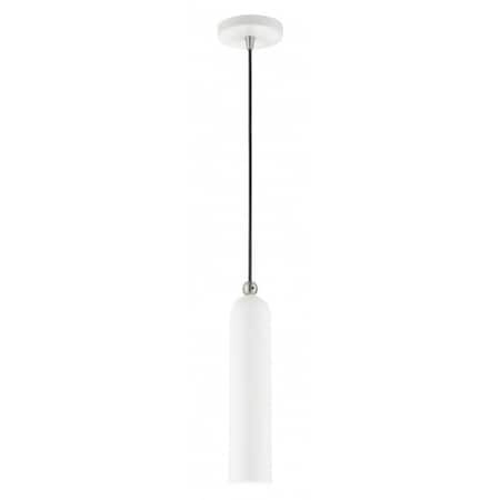 Livex Lighting White Pendant, 1 Light 46751-03