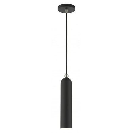 Livex Lighting Black Pendant, 1 Light 46751-04