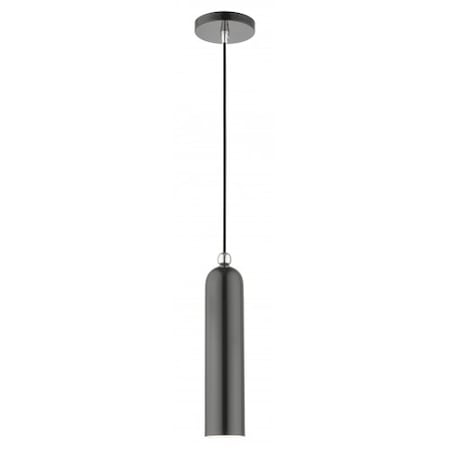 Livex Lighting Shiny Dark Gray Pendant, 1 Light 46751-96