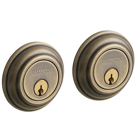 Baldwin Estate Antique Brass Deadbolts 8232.050