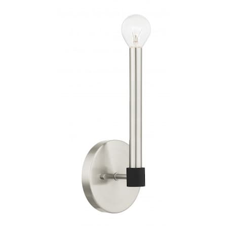 Livex Lighting Brushed Nickel with Satin Brass Accents 46881-91
