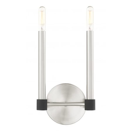 Livex Lighting Brushed Nickel with Satin Brass Accents 46882-91