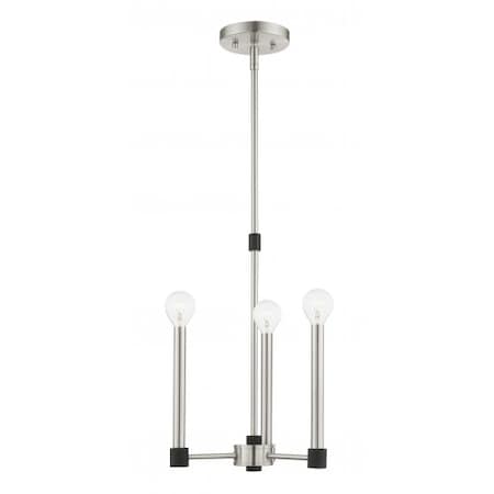 Livex Lighting Brushed Nickel with Satin Brass Accents 46883-91