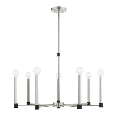 Livex Lighting Brushed Nickel with Satin Brass Accents 46887-91