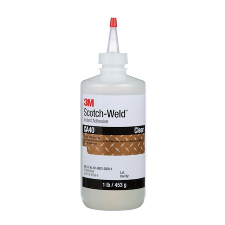 3M Scotch-Weld Spray Adhesive, Clear, Bottle CA-40