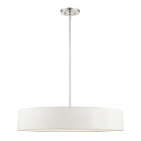 Livex Lighting Brushed Nickel Pendant, 5 Light 46925-91