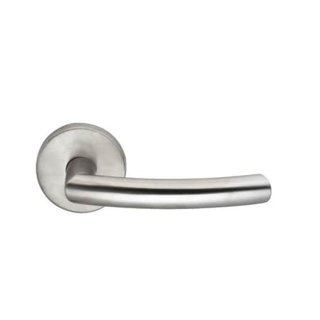 Omnia Stainless Lever Pass 2-3/8" BS T 1-3/8" Doors Satin SS 47 47/00.PA32D