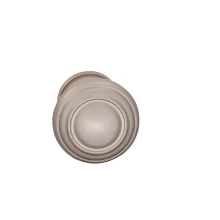 Omnia Knob 1-3/4" Rose Pass 2-3/4" BS T 1-3/8" Doors Satin Nickel 472 472/45A.PA15
