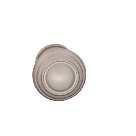 Omnia Knob 1-3/4" Rose Pass 2-3/8" BS T 1-3/4" Doors Satin Nickel 472 472/45B.PA15