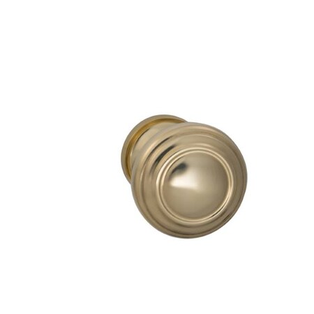 Omnia Knob 1-3/4" Rose Pass 2-3/8" BS T 1-3/8" Doors ULQ Bright Brass 472 472/45.PA3A