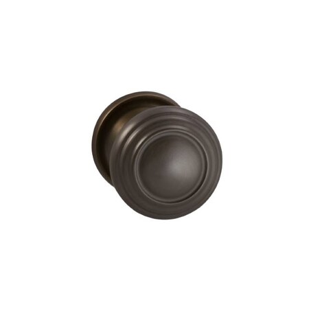 Omnia Knob 2-3/16" Rose Pass 234BS T 1-3/8" Doors ULQ Antique Bronze 472 472/55A.PA5A
