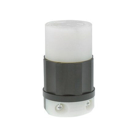 Leviton Wetguard 257B Male Connector – L5-15P, 15A-125V, Locking Plug, Yellow