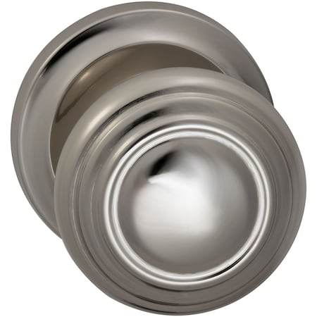 Omnia Knob with 2-5/8" Rose Dummy Pair Bright Brass 472 472/00.PD1