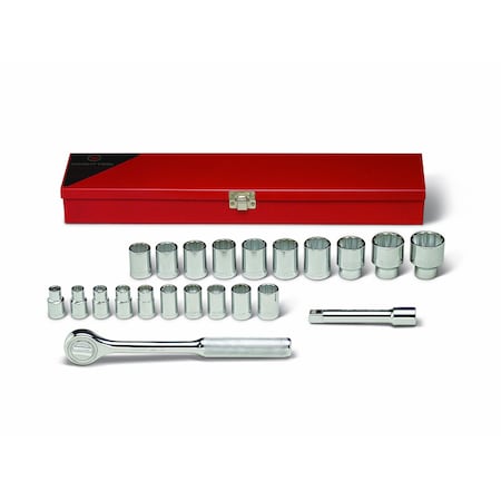 Wright Tool 1/2" Drive Metric, 22 pcs 472