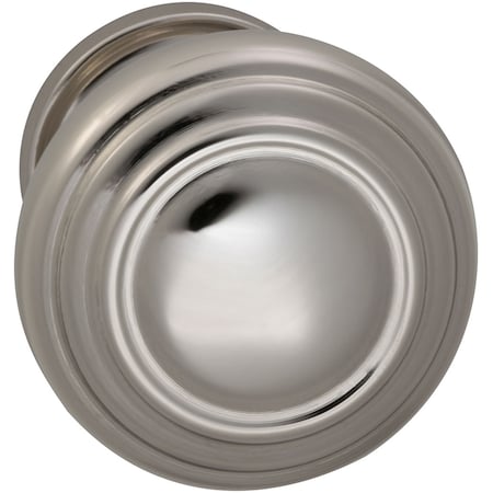 Omnia Knob with 1-3/4" Rose Single Dummy Bright Brass 472 472/45.SD1