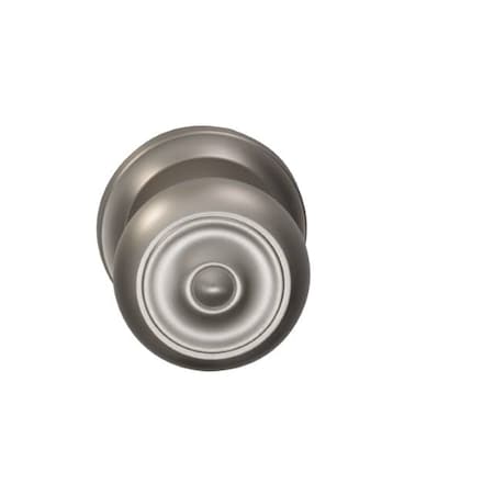 Omnia Knob 2-5/8" Rose Priv 2-3/8" BS T 1-3/4" Doors Satin Nickel 473 473/00B.PR15