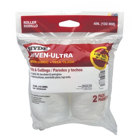 Hyde Woven Ultra(TM) Roller Cov, 4", PK2 47337