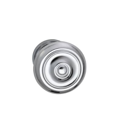 Omnia Knob 1-3/4" Rose Pass 2-3/4" BS Full Lip 1-3/4" Doors BR CH 473 473/45CF.PA2