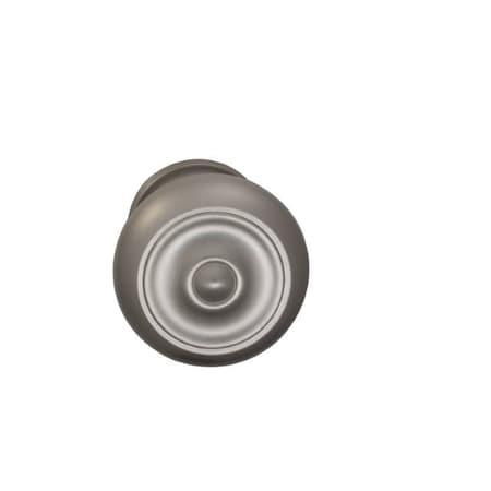 Omnia Knob 1-3/4" Rose Pass 2-3/4" BS T 1-3/4" Doors Satin Nickel 473 473/45C.PA15