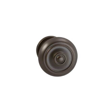 Omnia Knob 1-3/4" Rose Pass 2-3/8" BS T 1-3/8" Doors ULQ Antique Bronze 473 473/45.PA5A