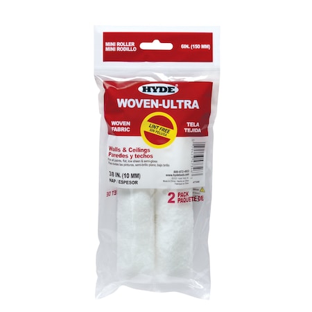 Hyde Woven Ultra(TM) Mini, 3/8" Nap, 6", PK2 47346
