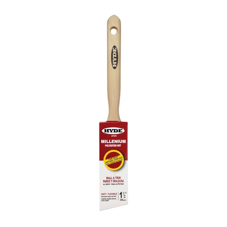 Hyde 1 1/2" Angled Sash Brush Soft, Paint brush, Wood Handle 47370