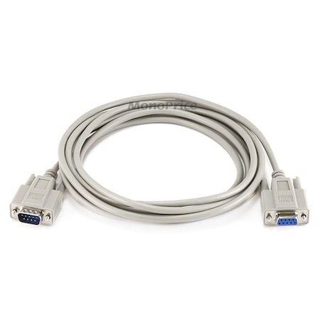 Monoprice Null Modem Db9 M/F Molded Cable, 10 ft. 476