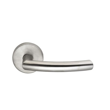 Omnia Stainless Lever Pass 2-3/8" BS Full Lip 1-3/4" Doors Satin SS 47 47/00BF.PA32D