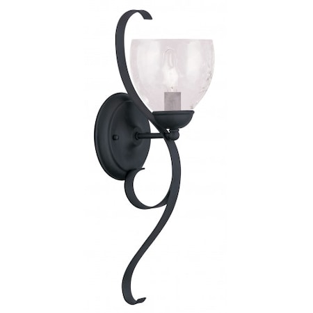 Livex Lighting Black Wall Sconce, 1 Light 4808-04