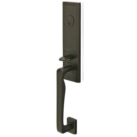 Emtek Oil Rubbed Bronze Handleset 4814TUS10BRH 4814TUS10BRH
