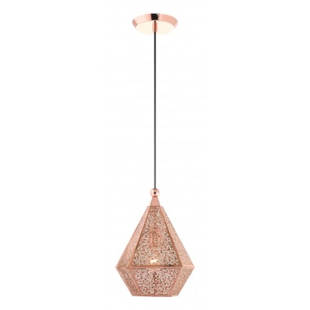 Livex Lighting Rose GoldPendant, 1 Light 48921-86