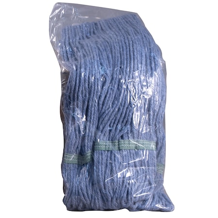 Performance Plus Medium Mop, Looped-End, Blue/Green, Blended, PK12 P28312