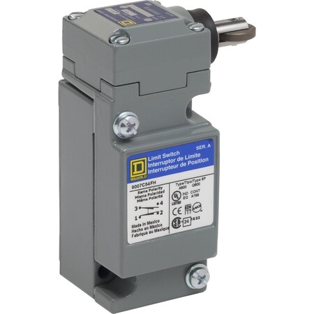 Telemecanique Sensors Limit Switch, 1 NO/1 NC; Form Z, 10A @ 600V AC 9007C54FH