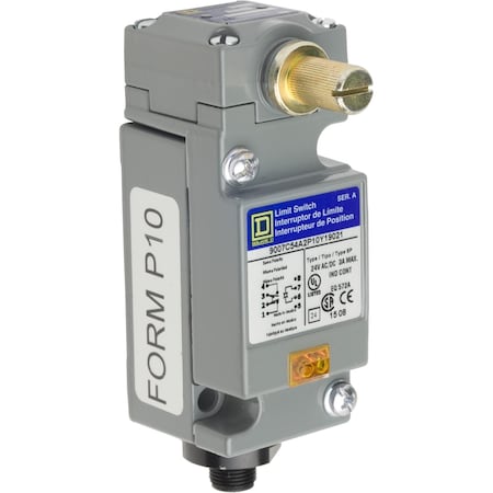 Square D Limit Switch 600Vac 12A Tc 9007C54A2P10Y19021