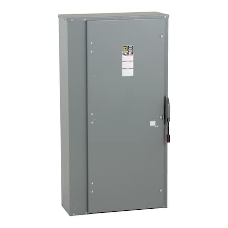 Square D Safety Switch, Fusible, 3PST, Three Phase, NEMA 1, Steel H327N